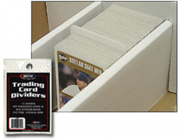 BCW TRADING CARD DIVIDERS (10 CT.)