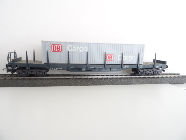 Liliput H0 201 ÖBB Rungenwagen mit Container