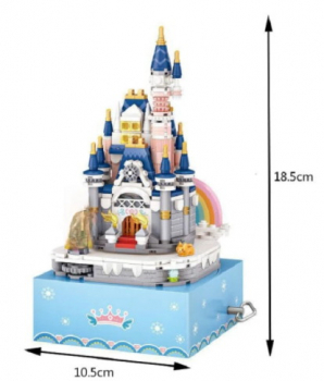 1220 Loz Mini - Spieluhr Schloss (Ohne Box)