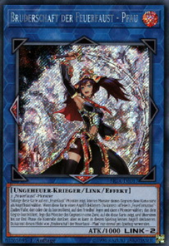 FIGA-DE017 Bruderschaft der Feuerfaust - Pfau (SECRET RARE)