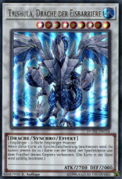 DUDE-DE014 Trishula, Drache der Eisbarriere (ULTRA RARE)