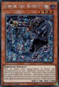 SPWA-DE004 Geheime Sechs Samurai - Doji (SECRET RARE)