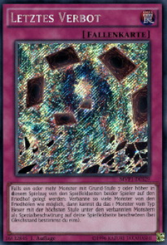 MVP1-DES29 Letztes Verbot (SECRET RARE)