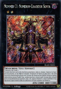 BLAR-DE021 Nummer C1: Numeron-Chaostor Sunya (SECRET RARE)