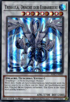 SDFC-DE045 Trishula, Drache der Eisbarriere (SUPER RARE)