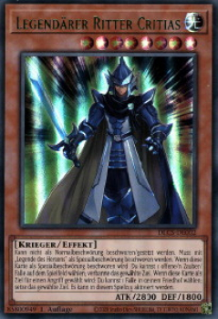 DLCS-DE002 Legendärer Ritter Critias (ULTRA GREEN RARE)