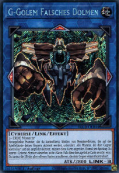 BLCR-DE044 G-Golem Falsches Dolmen (SECRET RARE)