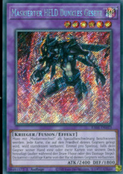 RA01-DE025 Maskierter HELD Dunkles Gesetz (SECRET Rare)