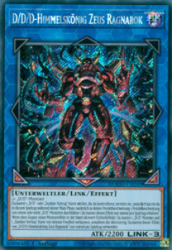 DOOD-DE049 D/D/D-Himmelskönig Zeus Ragnarok (SECRET RARE)