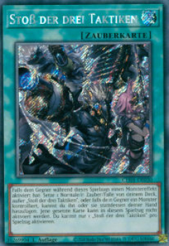 CH01-DE030 Stoß der drei Taktiken (SECRET RARE)