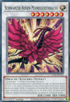 L5DD-DEA28 Schwarzer Rosen-Mondlichtdrache
