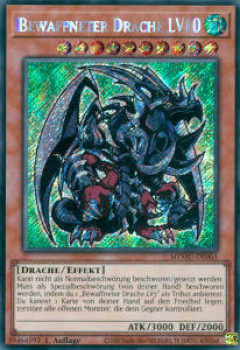 MZMU-DE065 Bewaffneter Drache LV10 (SECRET RARE)