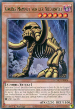 MZMU-DE004 Großes Mammut von der Niederwelt (RARE)