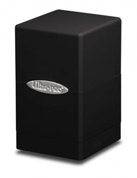 Satin Tower Deck Box - Black