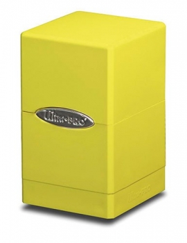 Satin Tower Deck Box - Bright Yellow