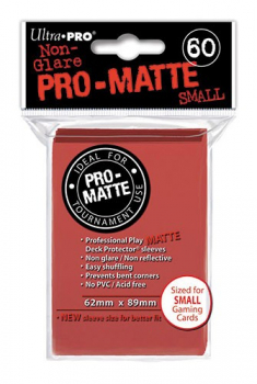 Red PRO-Matte Deck Protector Small (60)