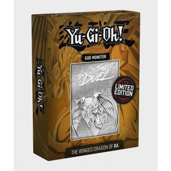 YuGiOh! Limited Edition Metal God Card Winged Dragon of Ra