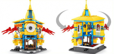 6801D SHENG YUAN - Minion House (Ohne Box)