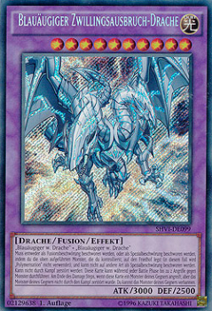 LCKC-DE058 Blauäugiger Zwillingsausbruch-Drache (ULTRA RARE)