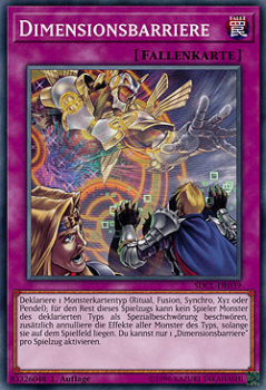 MP17-DE163 Dimensionsbarriere (SECRET RARE) 1. Auflage