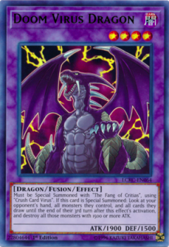 DRL2-EN003 Doom Virus Dragon (SECRET RARE) 1. Edition