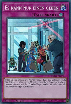 EXFO-DE076 Es kann nur einen geben (SUPER RARE)