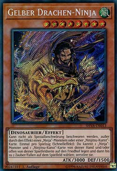 SHVA-DE013 Gelber Drachen-Ninja (SECRET RARE)