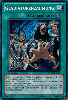 EXVC-DE087 Gladiatorenzähmung (SECRET RARE)