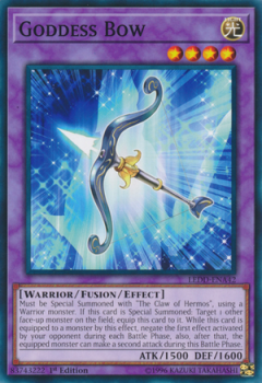 DRL2-EN011 Goddess Bow (SECRET RARE) 1. Edition