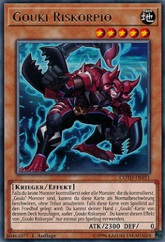 COTD-DE011 Gouki Riskorpio (RARE) 1. Auflage