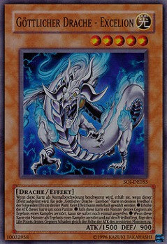 SOI-DE033 Göttlicher Drache - Excelion (ULTIMATE RARE) 1. Auflage