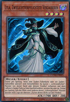 COTD-DE025 Lyla, Zwielichtverpflichtete Verzauberin (SUPER RARE)