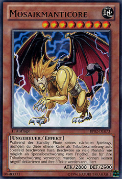 BP02-DE073 Mosaikmanticore (BLACK RARE)