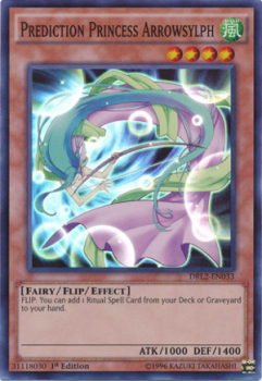 DRL2-EN033 Prediction Princess Arrowsylph (SUPER RARE) 1. Edition