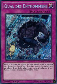 MP16-DE162 Qual des Entkommens (SECRET RARE) 1. Auflage