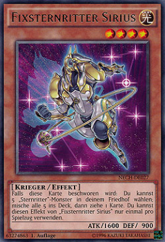 NECH-DE027 Fixsternritter Sirius (RARE) 1. Auflage