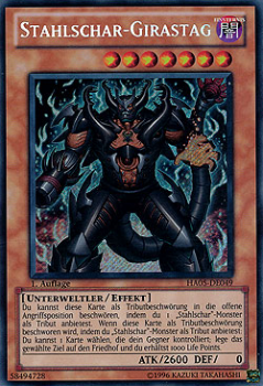 HA05-DE049 Stahlschar-Girastag (SECRET RARE) 1. Auflage