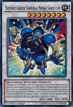 MP17-DE149 Superstarker Samurai Ninja Sarutobi (RARE) 1. Auflage