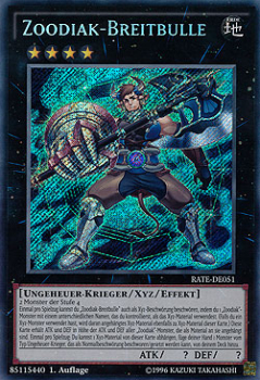 RATE-DE051 Zoodiak-Breitbulle (SECRET RARE) 1. Auflage