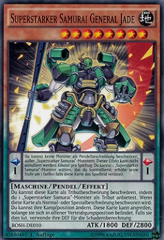 BOSH-DE010 Superstarker Samurai General Jade