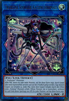 CIBR-DE044 Trickstar Schwarze Katzenfledermaus (ULTRA RARE) 1. Auflage