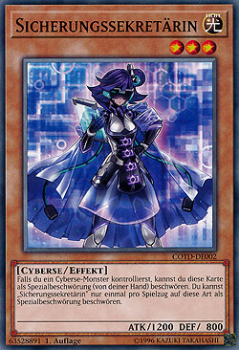 COTD-DE002 Sicherungssekretärin