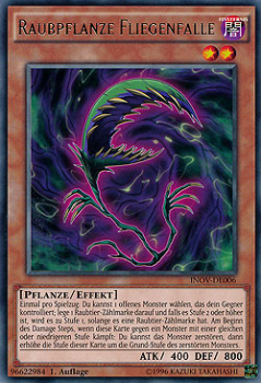 FUEN-DE006 Raubpflanze Fliegenfalle (SUPER RARE) 1. Auflage