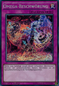 FUEN-DE037 Omega-Beschwörung (SECRET RARE) 1. Auflage