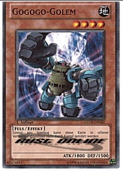 GENF-DE002 GoGoGo-Golem 1. Auflage