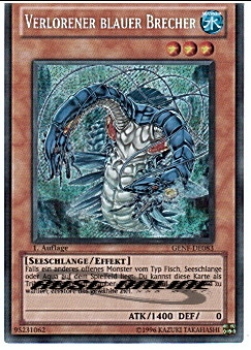 GENF-DE083 Verlorener blauer Brecher (SECRET RARE) 1. Auflage