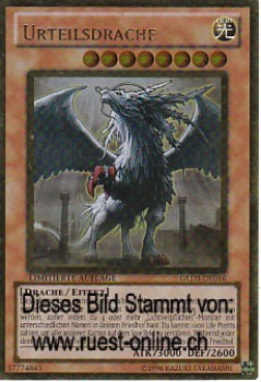 GLD3-DE016 Urteilsdrache (GOLD RARE) Limitiert