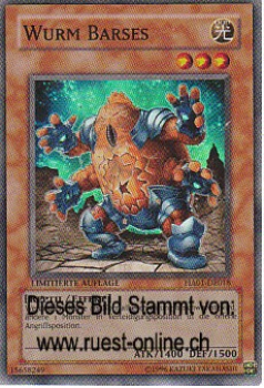 HA01-DE018 Wurm Barses (SUPER RARE) Limitiert