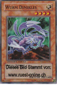 HA01-DE020 Wurm Dimikles (SUPER RARE) Limitiert