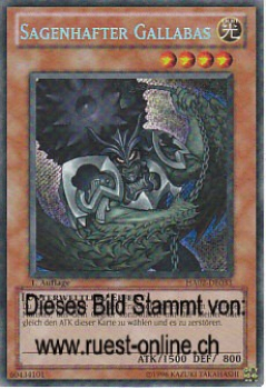 HA02-DE033 Sagenhafter Gallabas (SECRET RARE) 1. Auflage